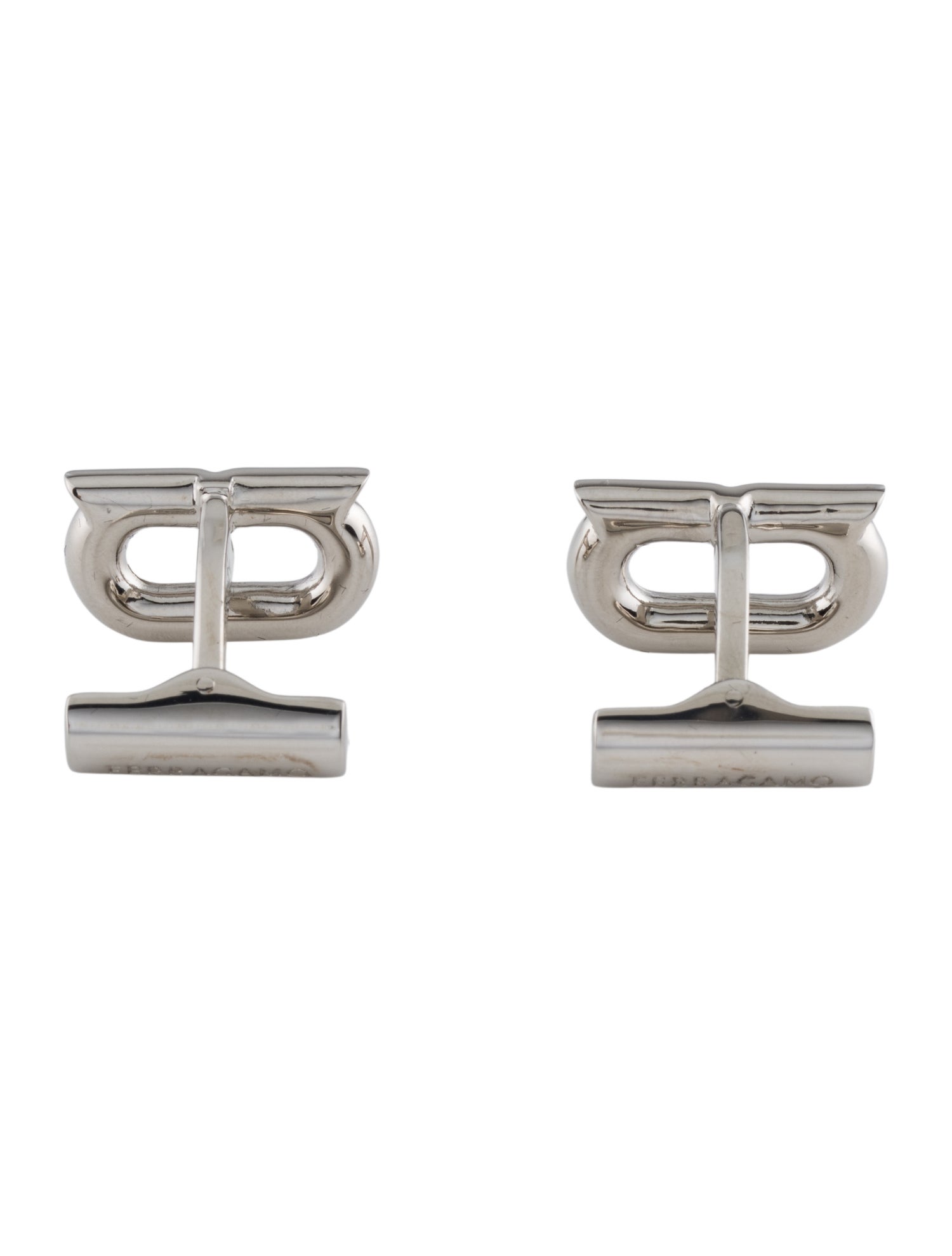 Salvatore Ferragamo Gancini Cufflinks