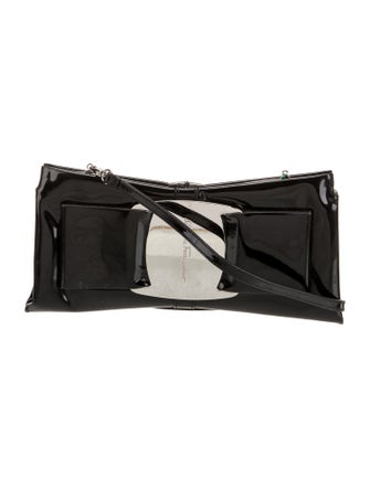 Salvatore Ferragamo Patent Leather Clutch