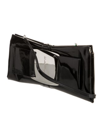 Salvatore Ferragamo Patent Leather Clutch