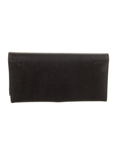 Salvatore Ferragamo Gancio Logo Leather Continental Wallet
