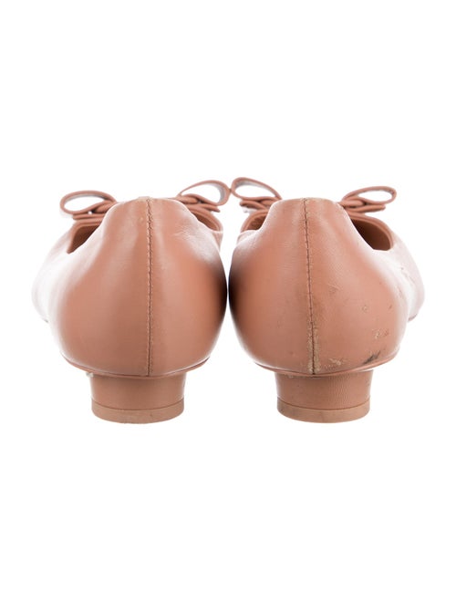 Salvatore Ferragamo Vara Bow Accent Leather Flats