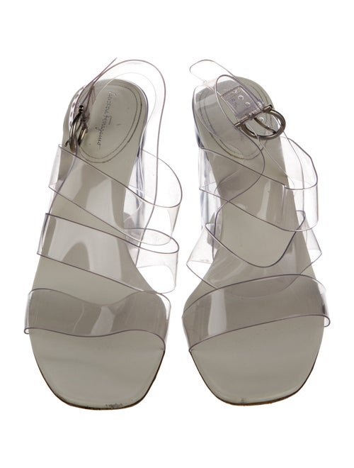 Salvatore Ferragamo PVC Slingback Sandals