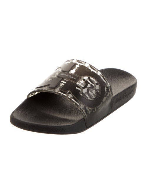 Salvatore Ferragamo Rubber Printed Slides