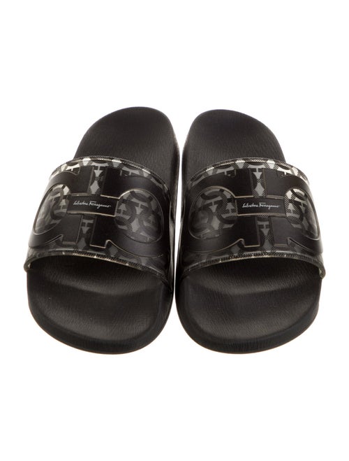 Salvatore Ferragamo Rubber Printed Slides
