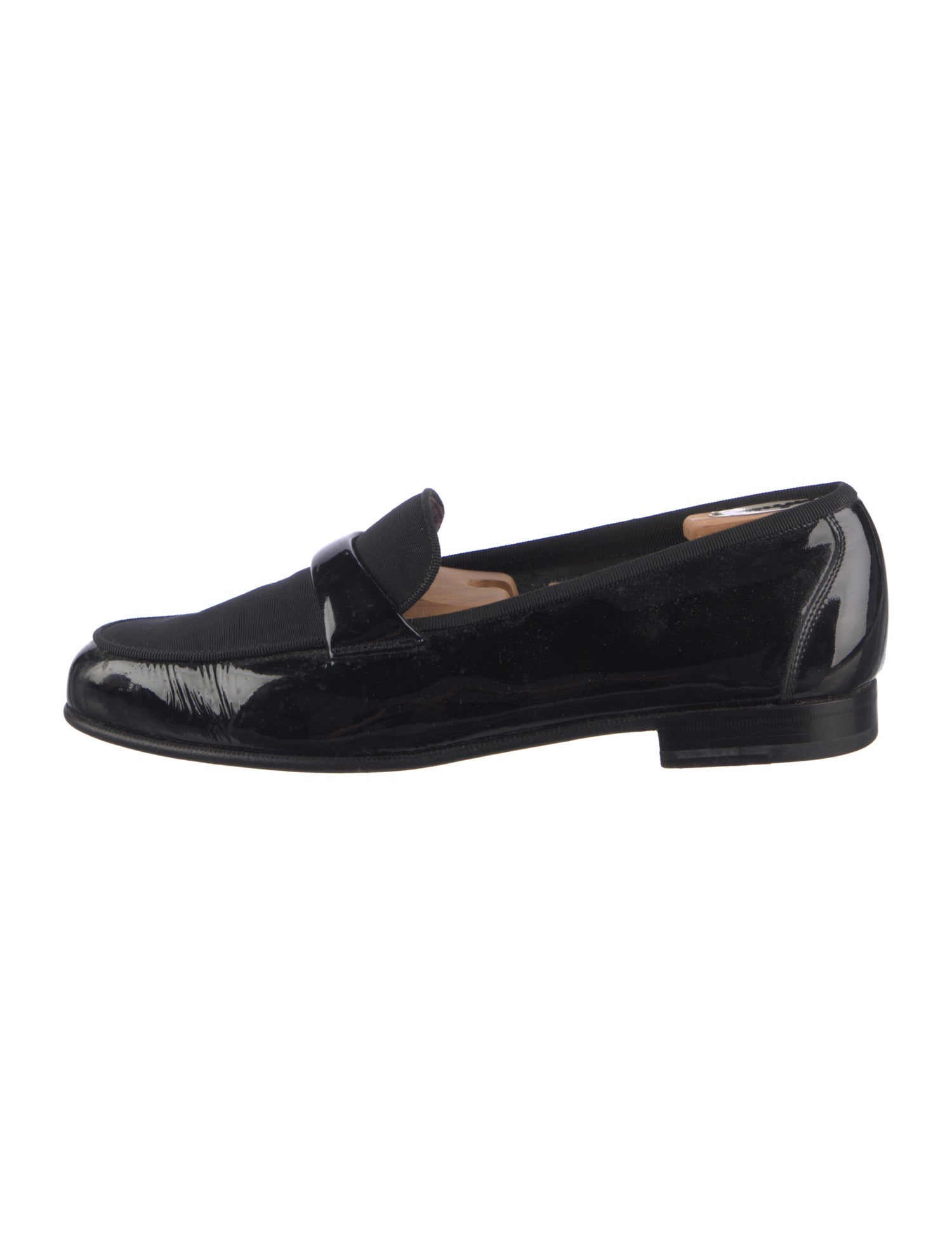 Salvatore Ferragamo Patent Leather Dress Loafers