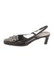 Salvatore Ferragamo Vara Bow Accent Leather Slingback Pumps