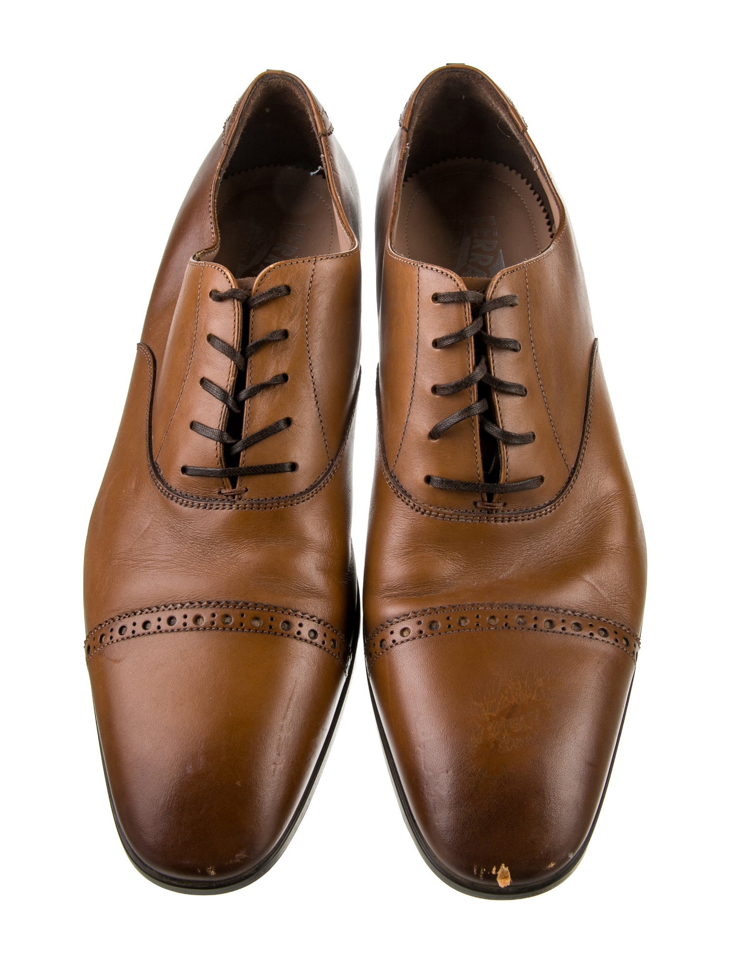 Salvatore Ferragamo Leather Brogues
