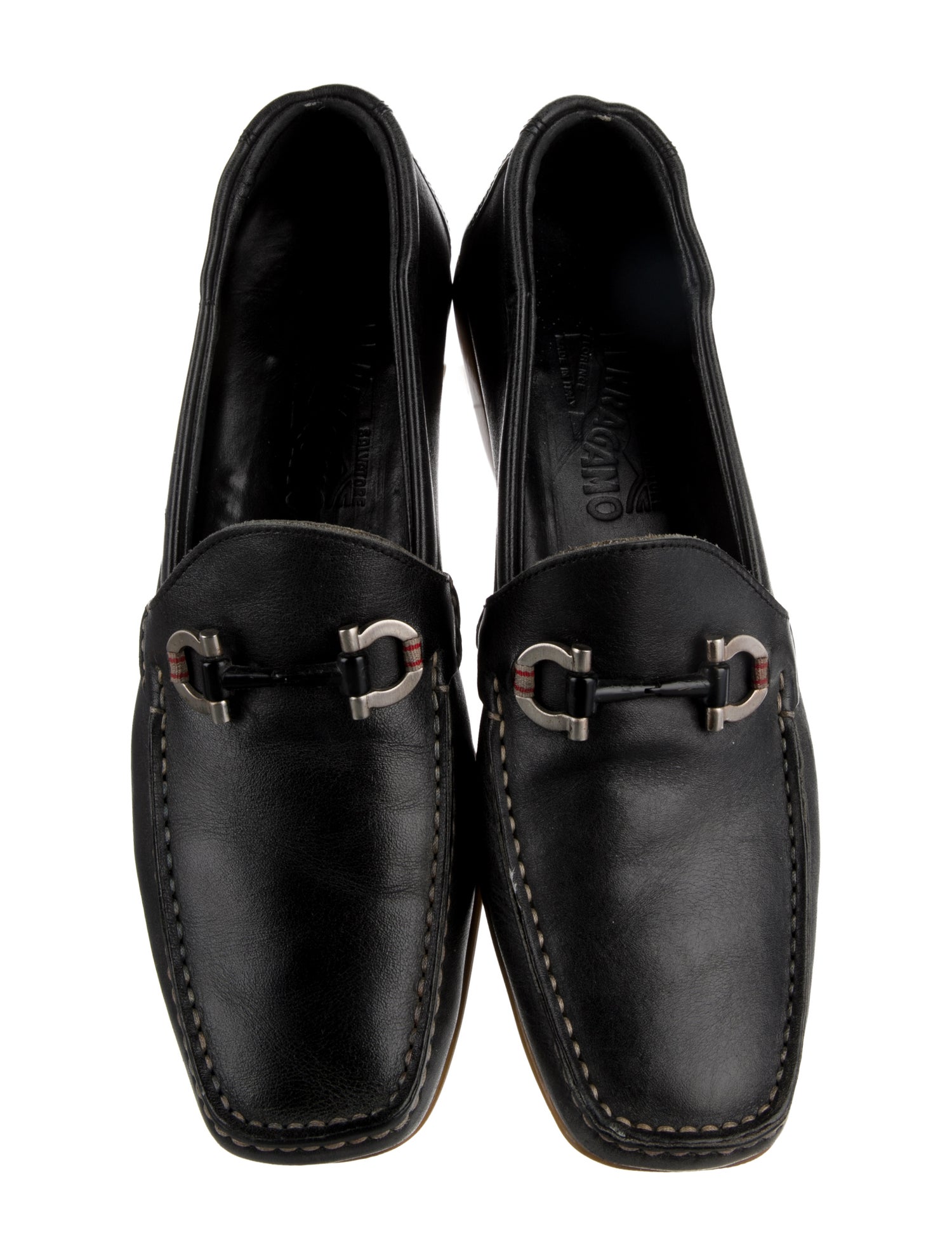 Salvatore Ferragamo Leather Dress Loafers