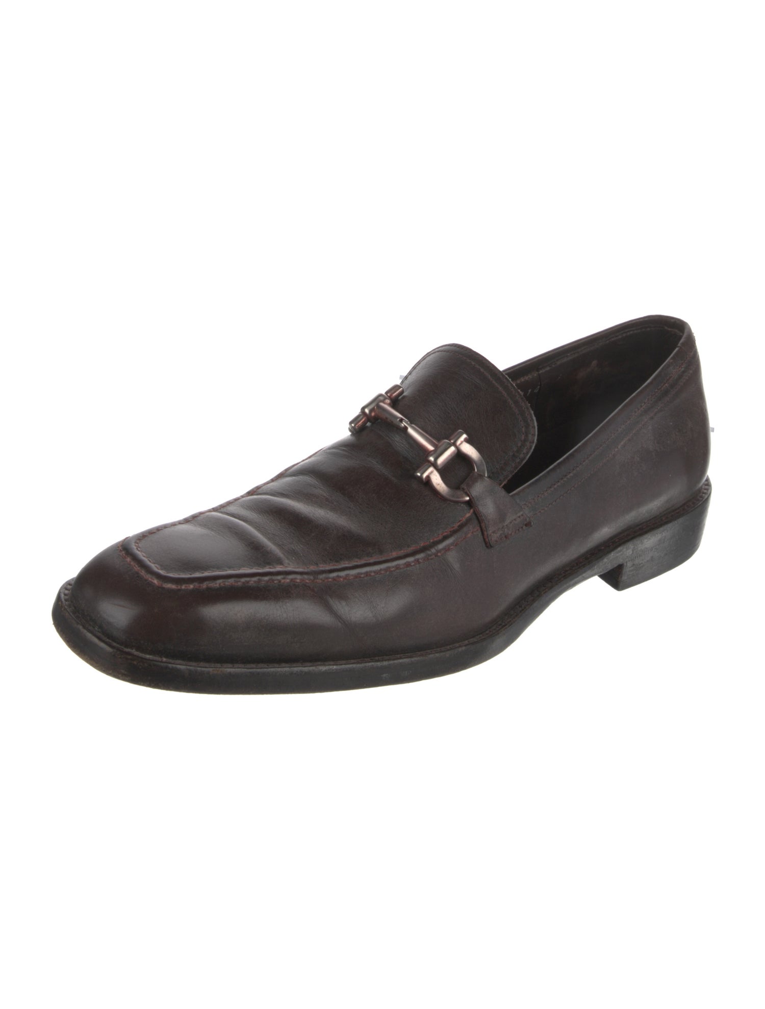 Salvatore Ferragamo Leather Dress Loafers
