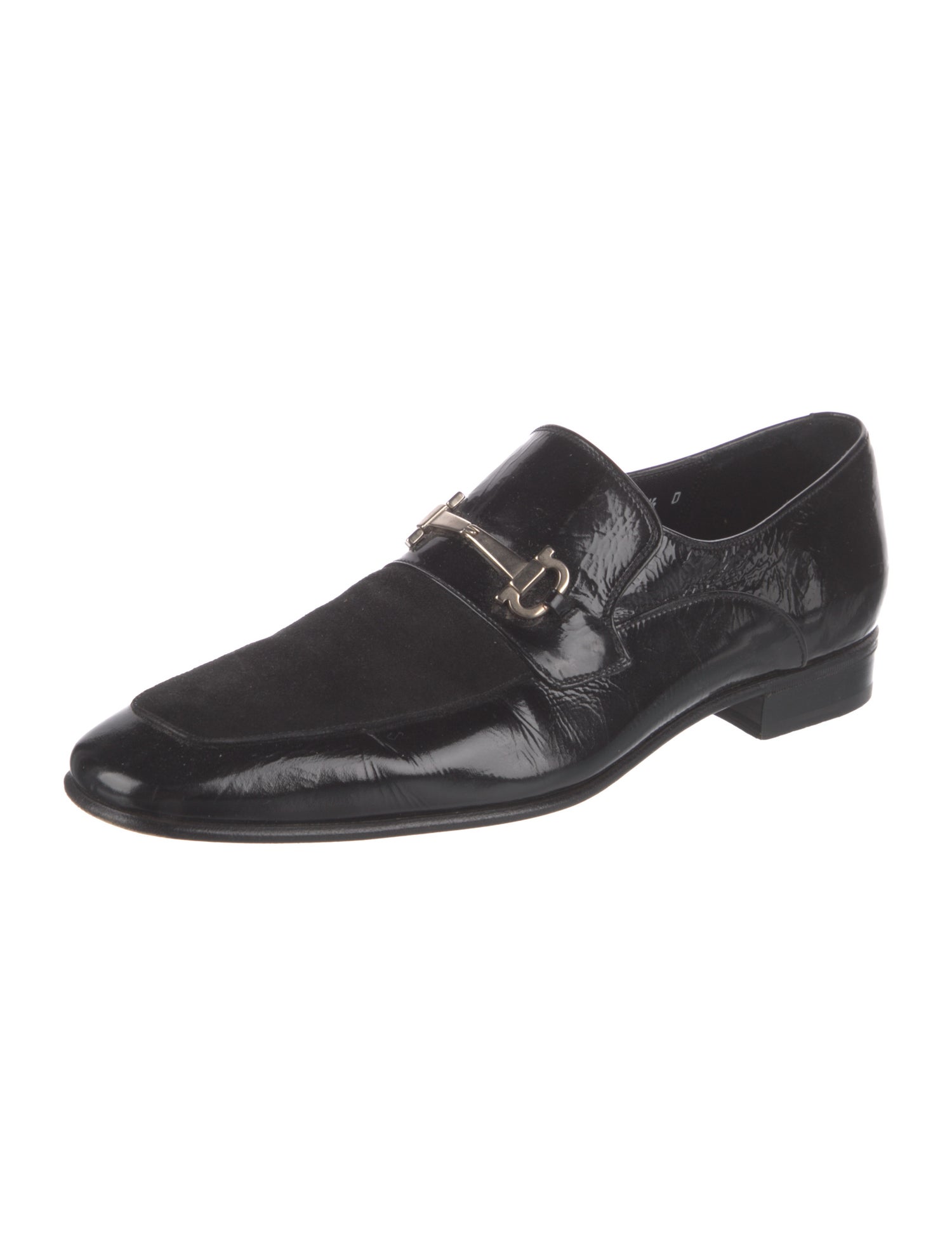 Salvatore Ferragamo Patent Leather Dress Loafers