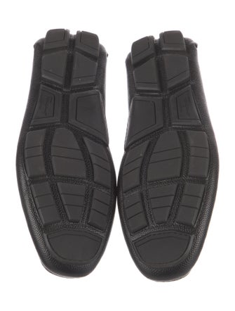 Salvatore Ferragamo Horsebit Accent Leather Drivers