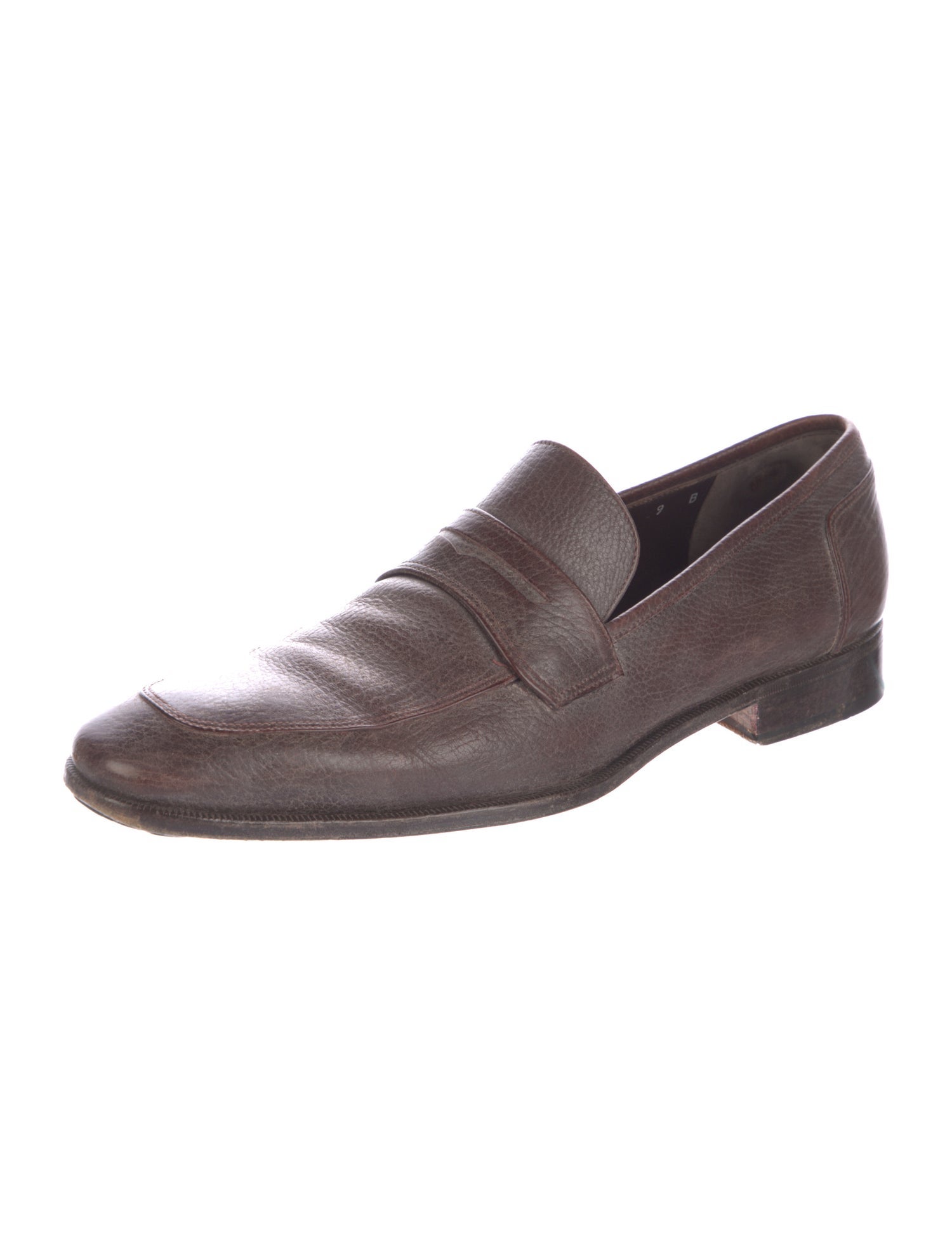 Salvatore Ferragamo Leather Dress Loafers