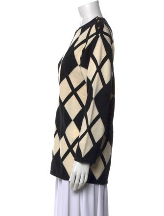 Salvatore Ferragamo Wool Printed Sweater