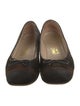 Salvatore Ferragamo Gancini Logo Ponyhair Ballet Flats