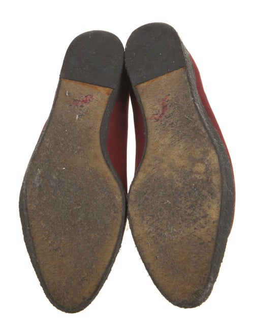 Salvatore Ferragamo Vara Bow Accent Suede Flats