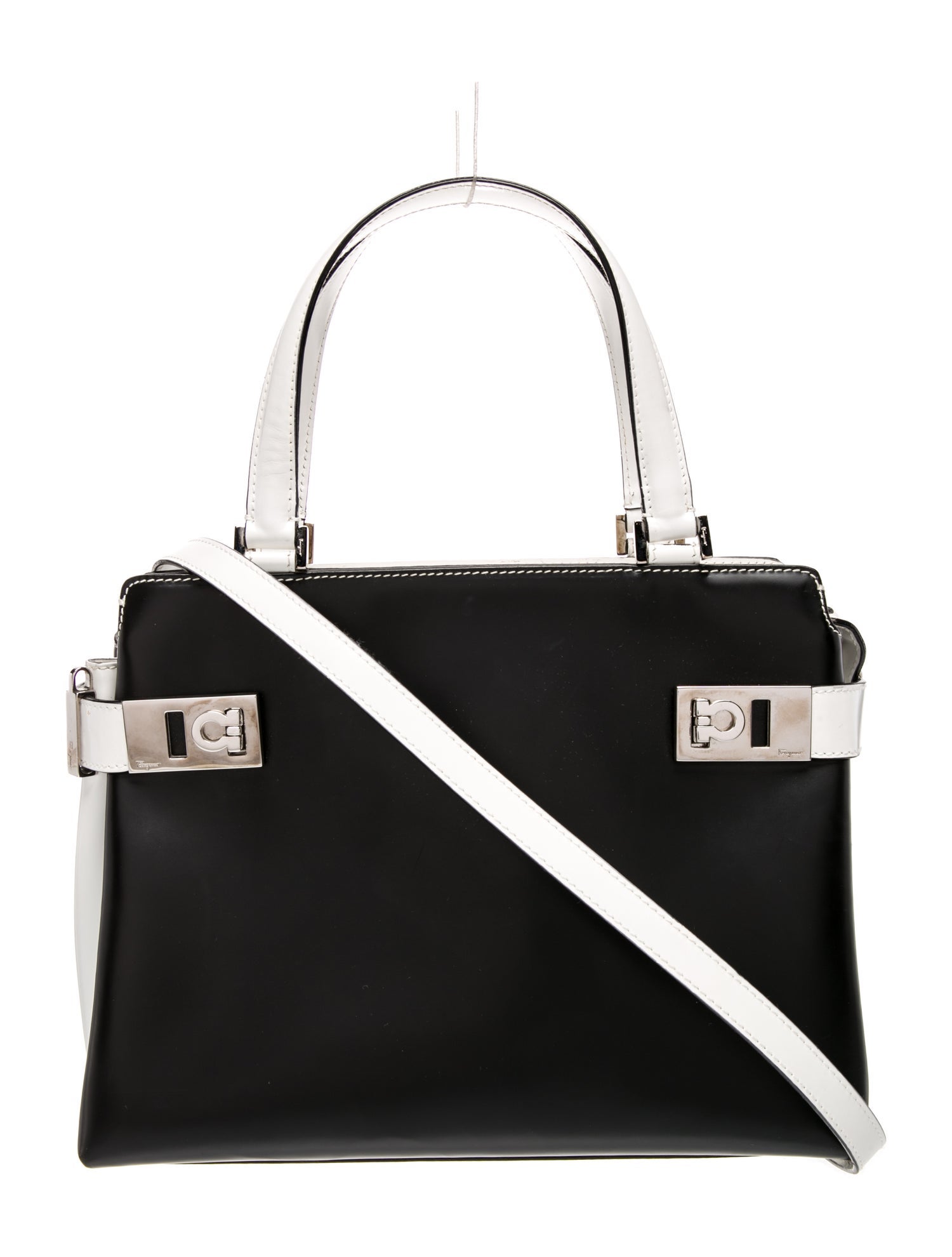 Salvatore Ferragamo Leather Top Handle Bag