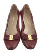 Salvatore Ferragamo Vara Bow Accent Leather Pumps