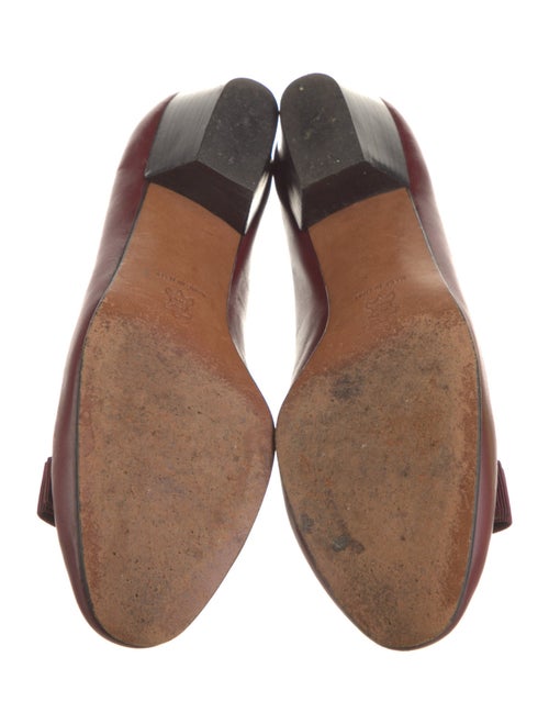Salvatore Ferragamo Vara Bow Accent Leather Pumps
