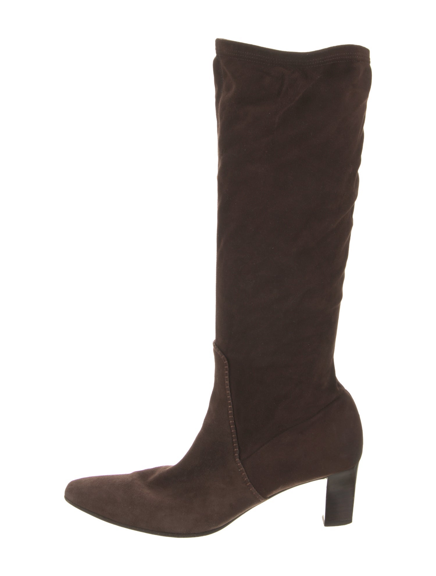 Salvatore Ferragamo Suede Riding Boots