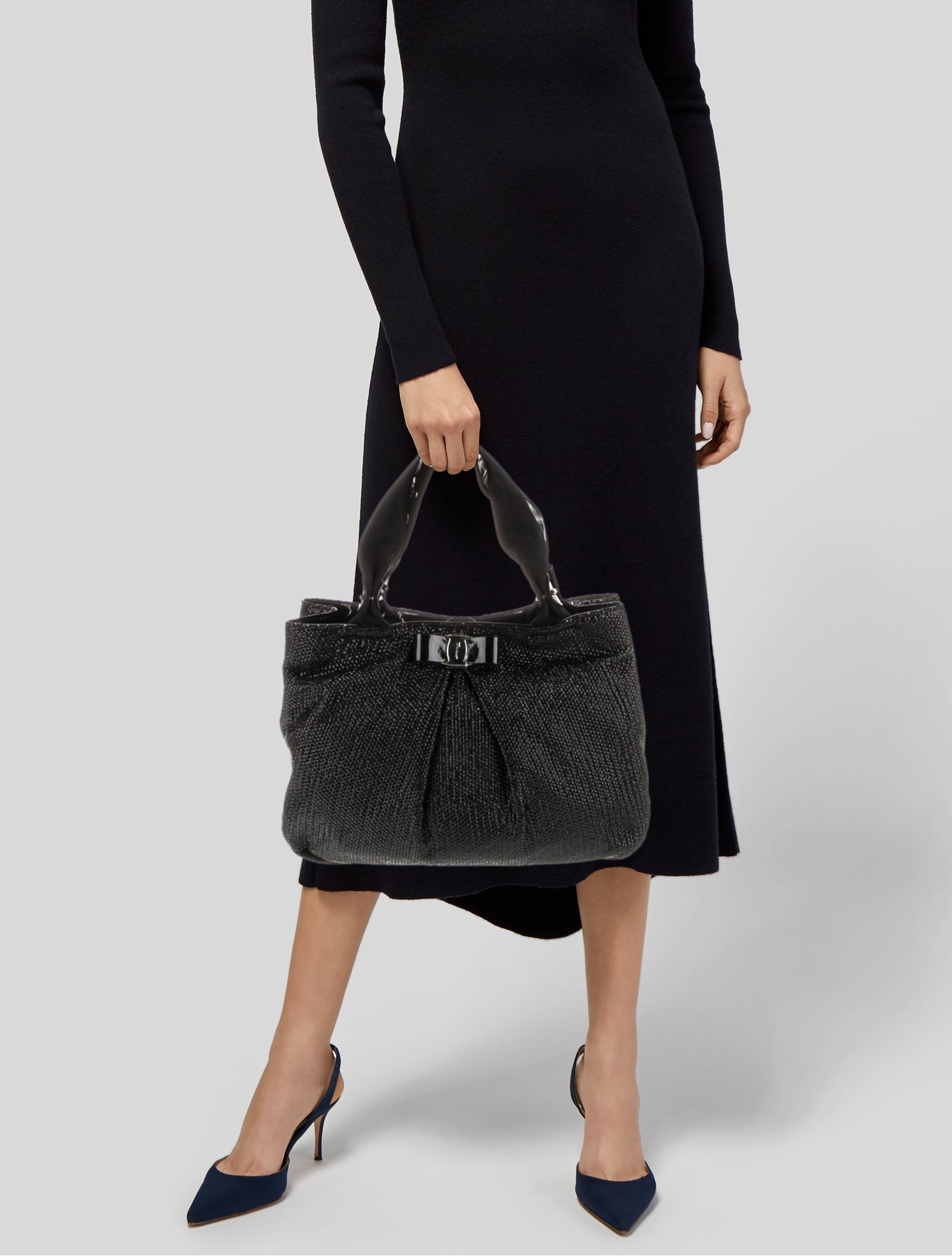 Salvatore Ferragamo Vara Bow Top Handle Bag