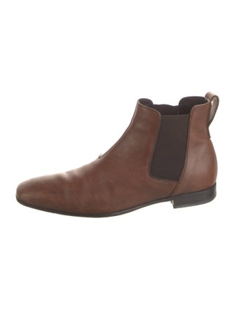 Salvatore Ferragamo Leather Chelsea Boots