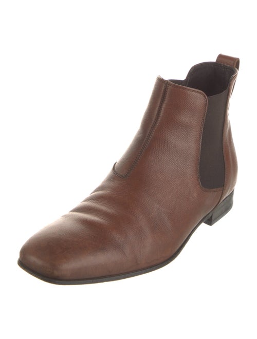 Salvatore Ferragamo Leather Chelsea Boots