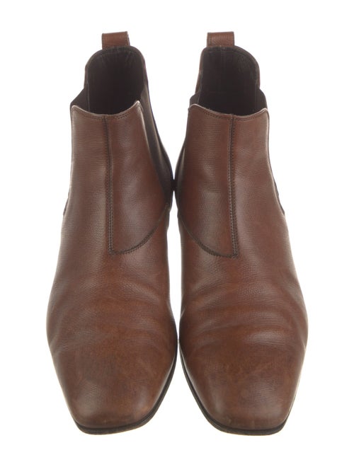 Salvatore Ferragamo Leather Chelsea Boots