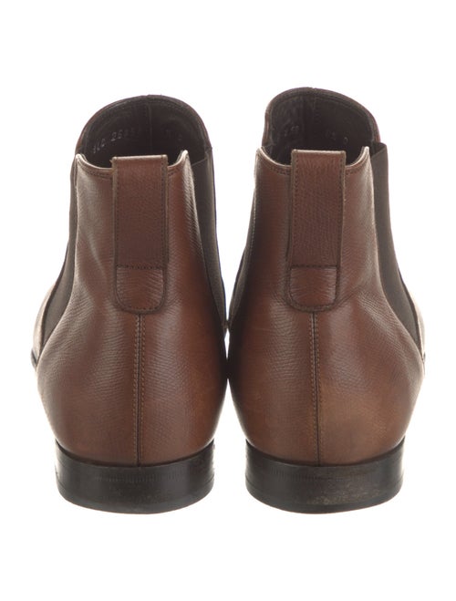 Salvatore Ferragamo Leather Chelsea Boots