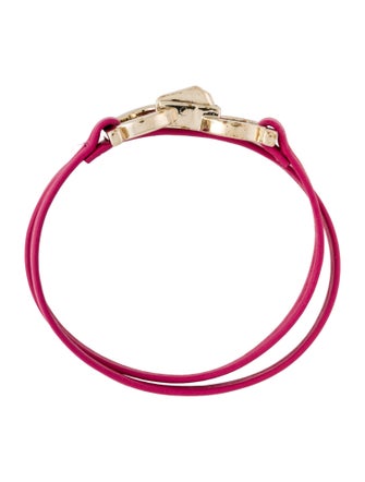 Salvatore Ferragamo Leather Wrap Bracelet