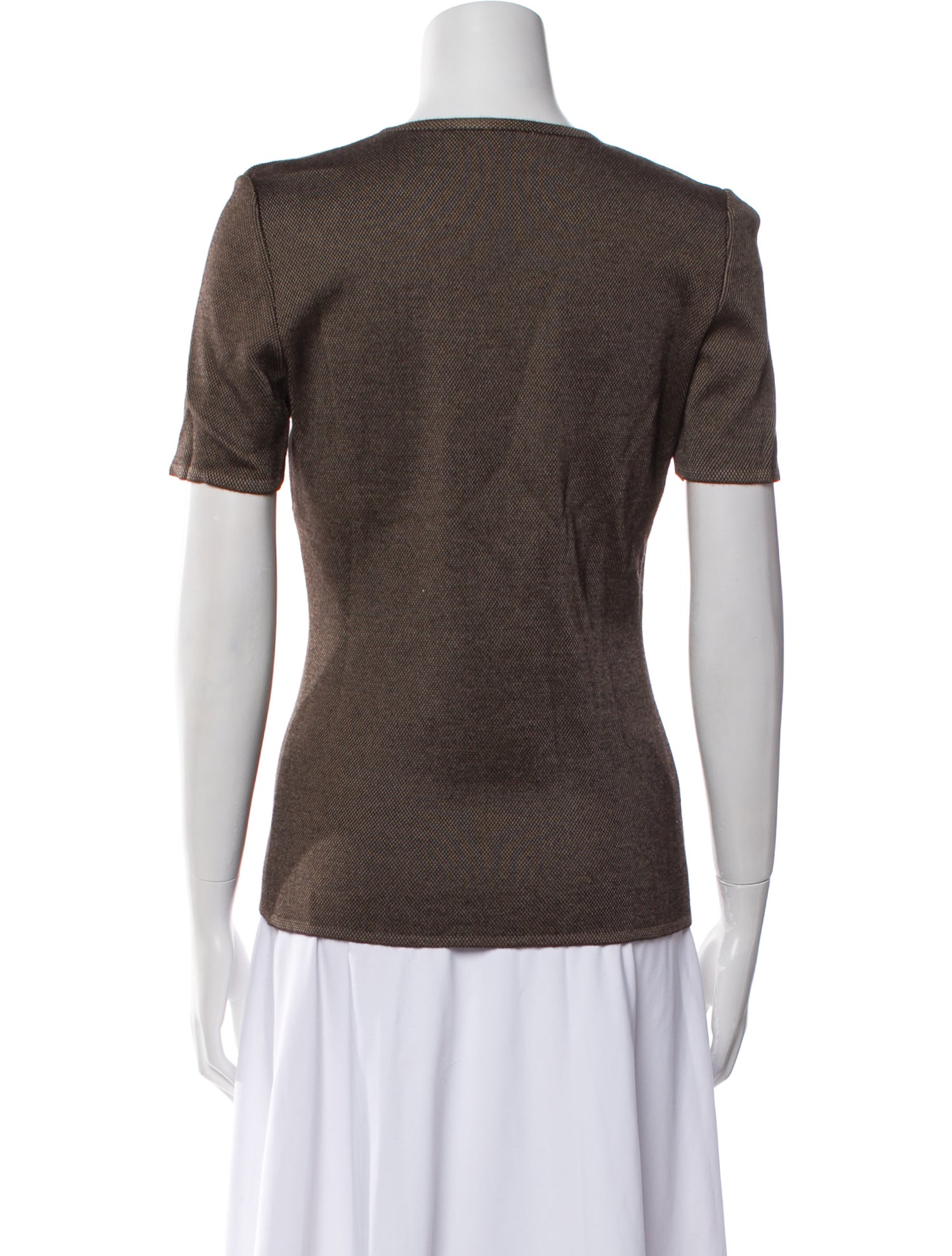 Salvatore Ferragamo Crew Neck Short Sleeve T-Shirt