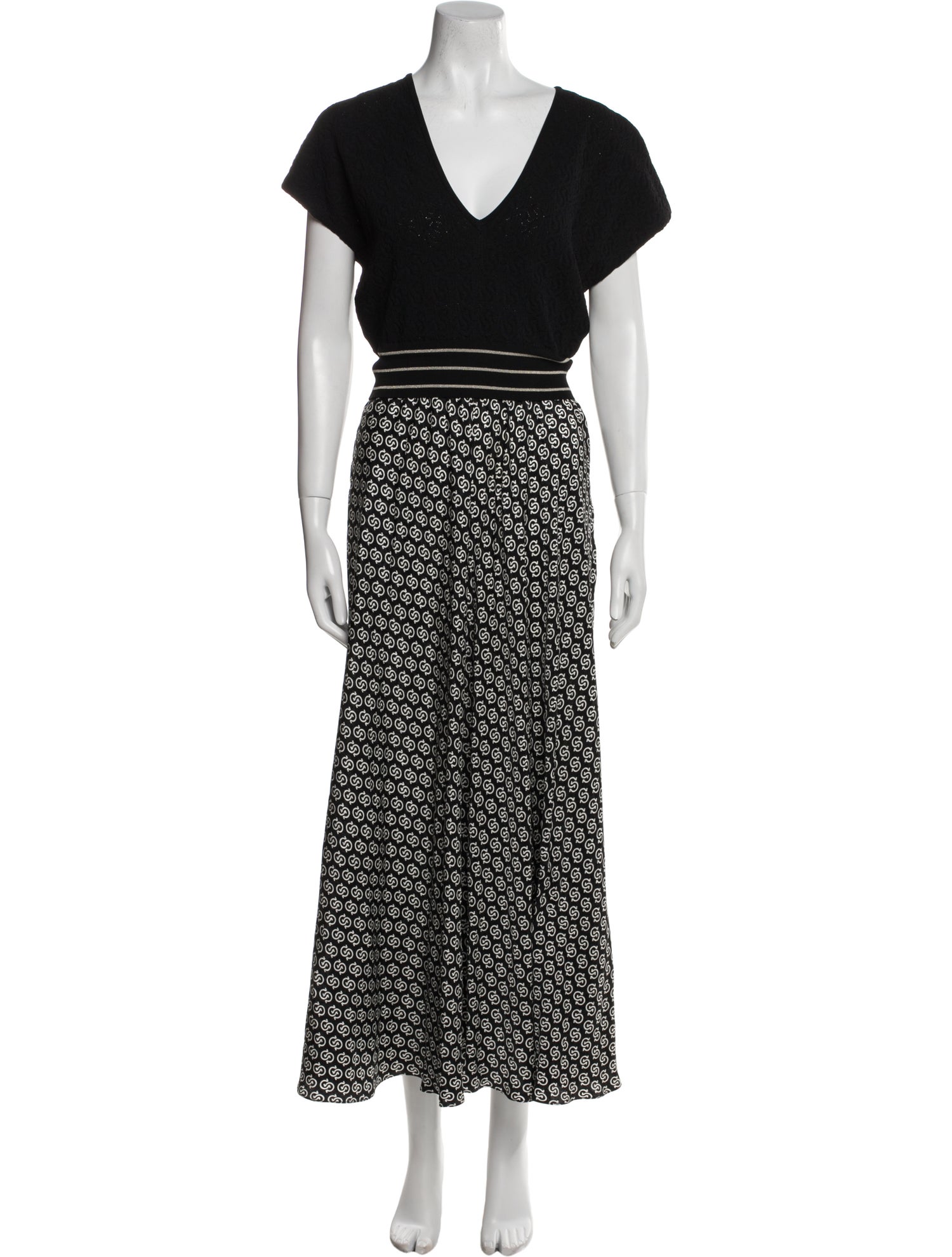 Salvatore Ferragamo Silk Long Dress