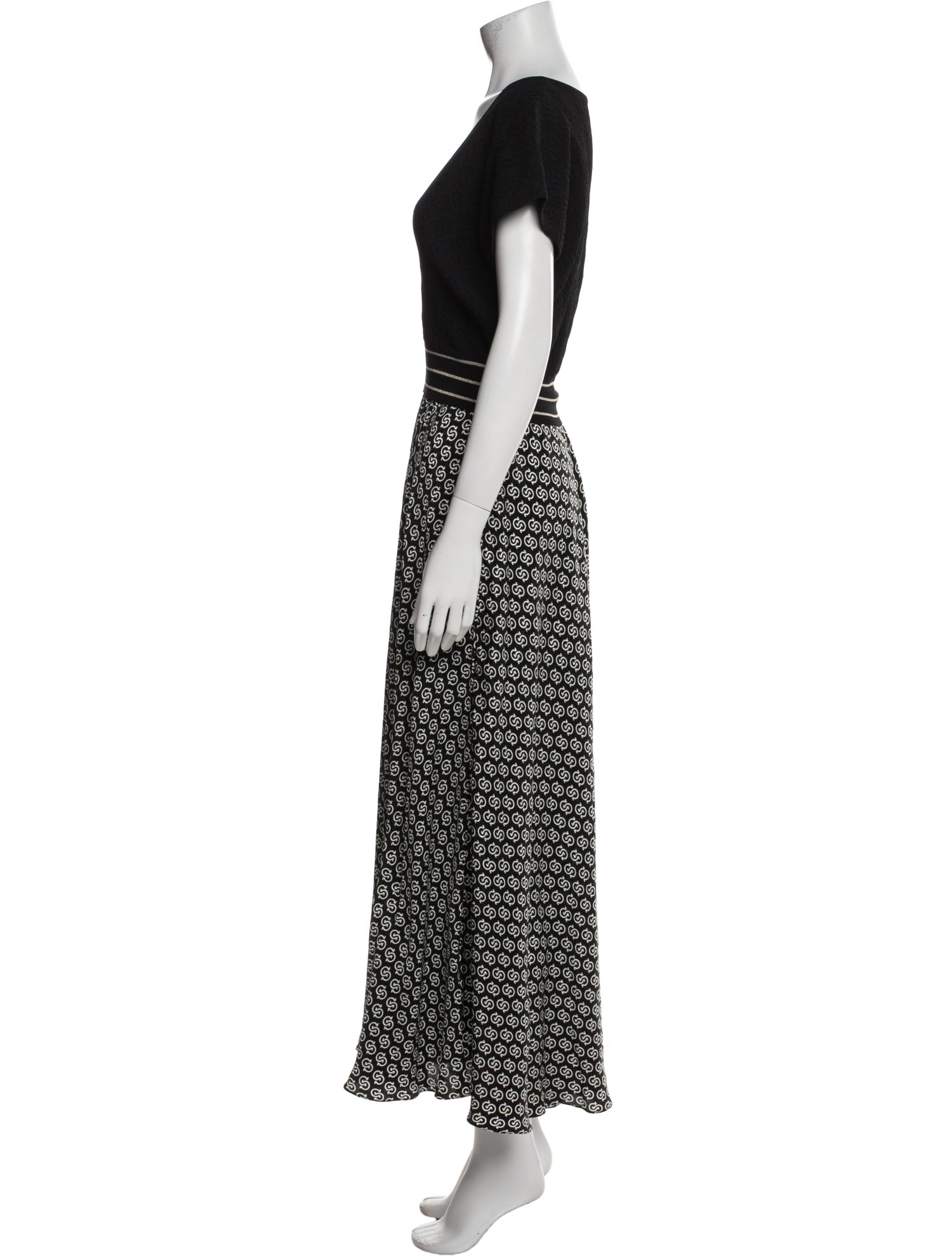 Salvatore Ferragamo Silk Long Dress