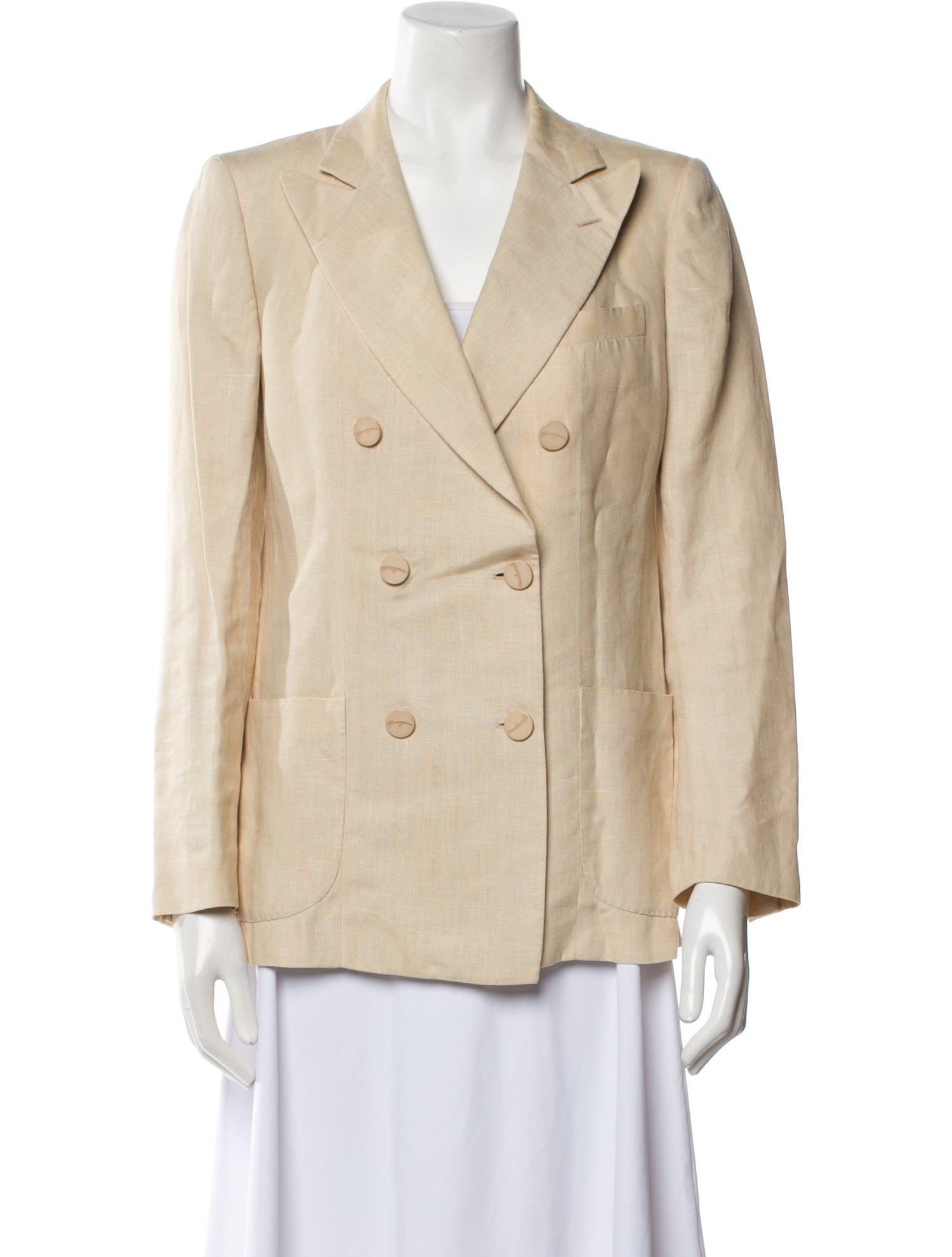 Salvatore Ferragamo Silk Blazer