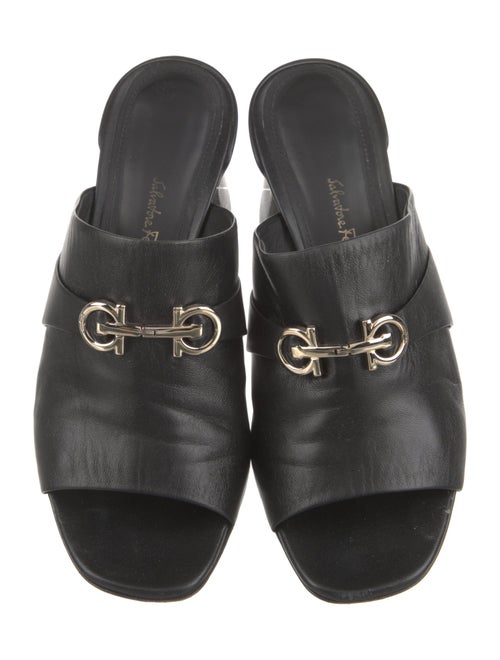 Salvatore Ferragamo Leather Slides