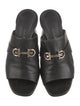 Salvatore Ferragamo Leather Slides
