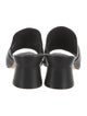 Salvatore Ferragamo Leather Slides