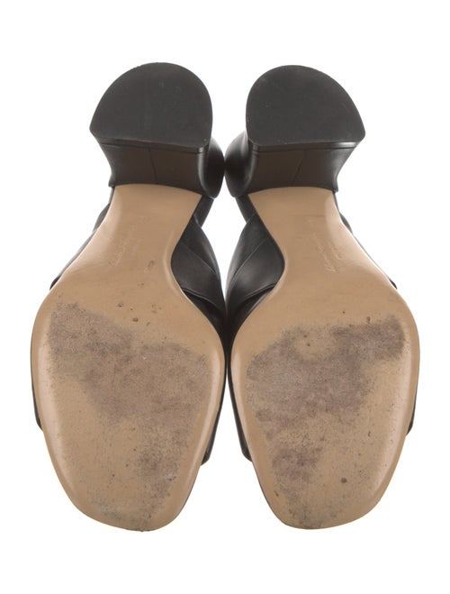 Salvatore Ferragamo Leather Slides