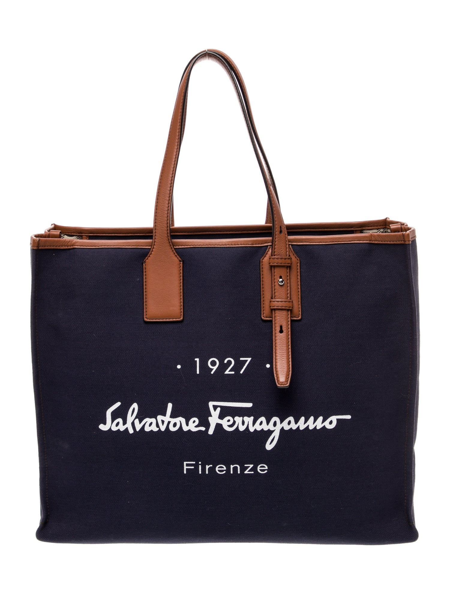 Salvatore Ferragamo Canvas Tote