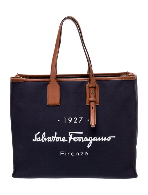Salvatore Ferragamo Canvas Tote