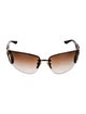 Salvatore Ferragamo Shield Gradient Sunglasses