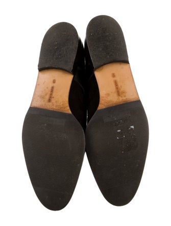 Salvatore Ferragamo Leather Tassel Accents Oxfords