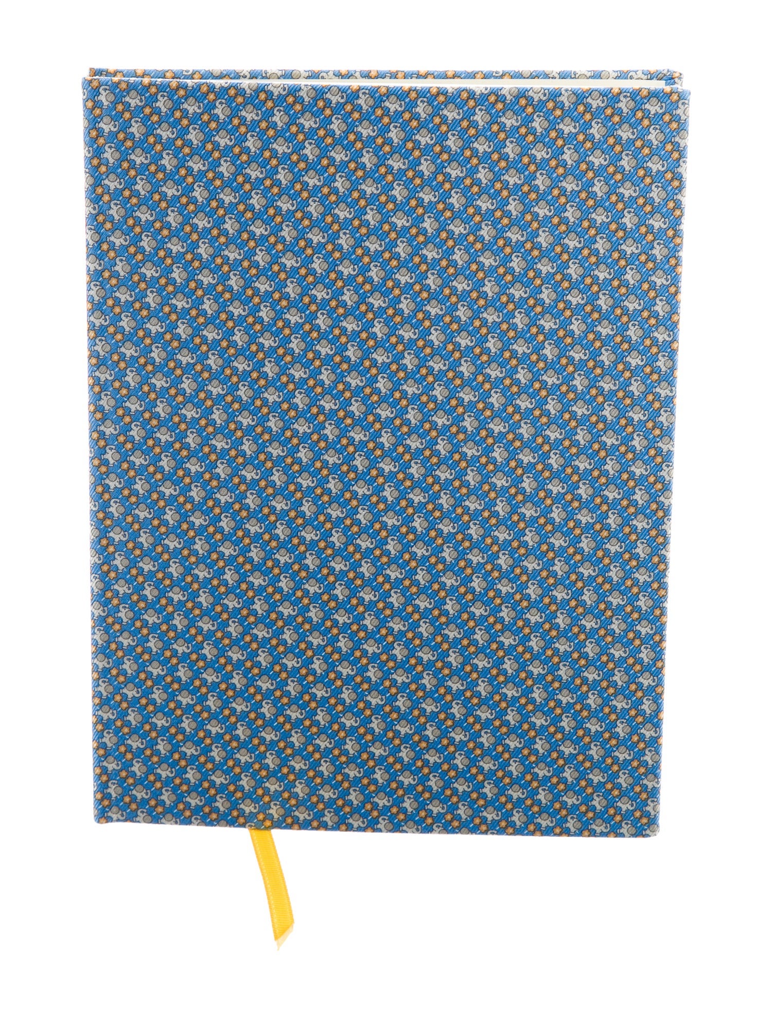 Salvatore Ferragamo Gancini Silk Bound Notebook