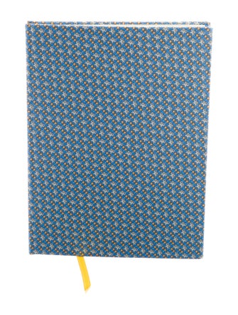 Salvatore Ferragamo Gancini Silk Bound Notebook