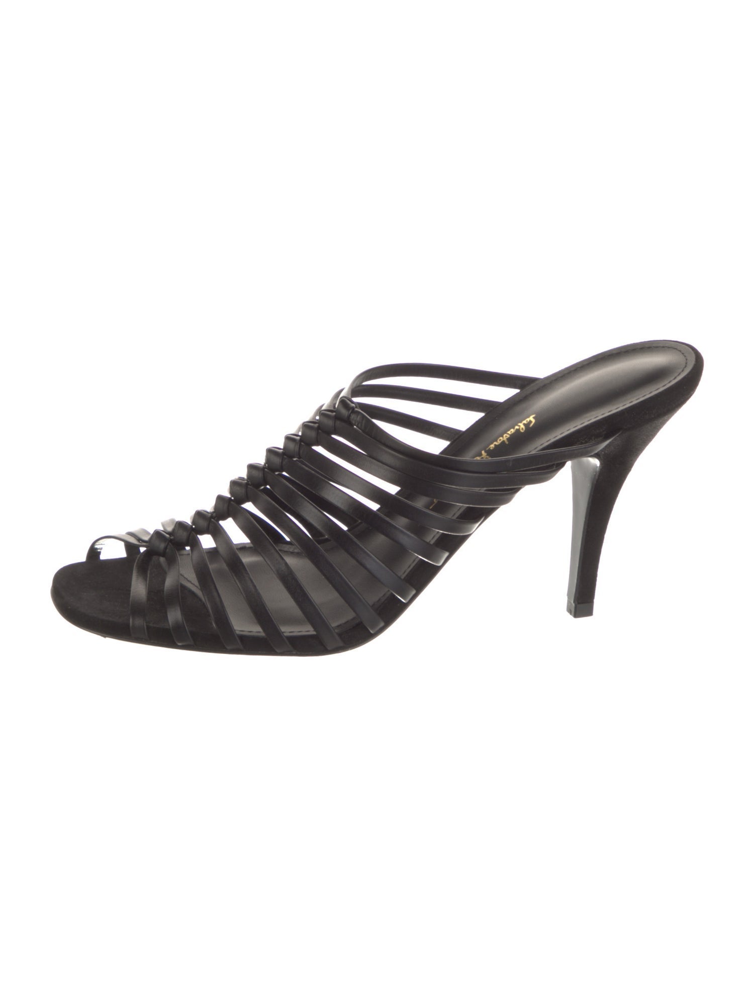 Salvatore Ferragamo Leather Slides