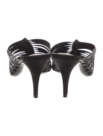 Salvatore Ferragamo Leather Slides