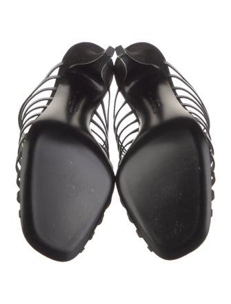 Salvatore Ferragamo Leather Slides