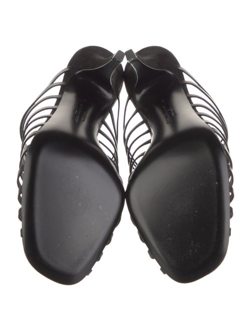 Salvatore Ferragamo Leather Slides