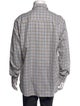 Salvatore Ferragamo Plaid Print Long Sleeve Dress Shirt