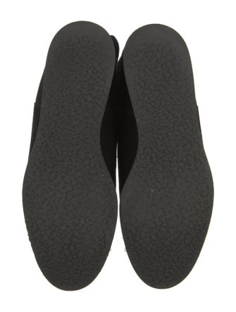 Salvatore Ferragamo Suede Fur Trim Boots