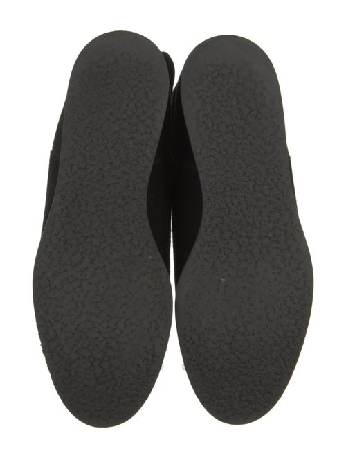 Salvatore Ferragamo Suede Fur Trim Boots